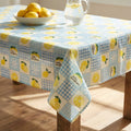 Sm:)e Hello Sunshine Lemon Summer Tablecloth 52x70 Inch, Puzzle Dining Table Decor