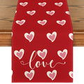 Sm:)e Heart Love Valentine's Day Table Runner 13x72 Inch