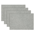 Sm:)e Light Grey Placemats 12 x 18 Inch Set of 4, Seasonal Washable Kitchen Dining Table Decoration for Home Party,240g£¨0.53lb£©