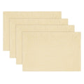 Sm:)e Light Brown Placemats 12 x 18 Inch Set of 4, Seasonal Washable Kitchen Dining Table Decoration for Home Party,240g£¨0.53lb£©