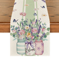 Sm:)e Tulip Lavender Floral Spring Lavender 13x108 inch Table Runner