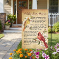 Sm:)e A letter From Heaven Northern Cardinal Garden Flag 12 x 18 Inch, Double-Sided Printing, Outdoor Welcome Decor for Yards