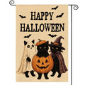 Sm:)e Jack-O'-Lantern We Have Candy Non Food Treats Halloween Garden Flag 12x18 Inch, Double-Sided Printing, Outdoor Welcome Decor for Yards