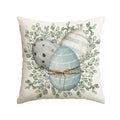 Sm:)e Eggs Eucalyptus Easter Throw Pillow Covers 18x18 Inch Outdoor Cushion Case for Sofa Couch