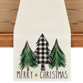 Sm:)e Merry Christmas Winter Table Runner for Dinding Table 13 x 120 Winter Xmas Tree Home Kitchen