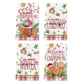 Sm:)e Gingerbread Have A Sweet Christmas Kitchen Towels Dish Towels, 18x26 Inch Daily Holly Winter Decoration Hand Towels Set of 4