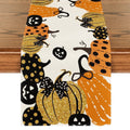 Smile Halloween Jack-O-Lantern Pumpkin Table Runner 13 x 72 Inch