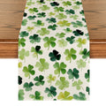 Sm:)e Shamrock St. Patrick's Day Table Runner 13 x 72 Inch