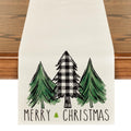 Smile Merry Christmas Winter Table Runner for Dinding Table 13 x 108 Winter Xmas Tree Home Kitchen