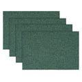 Sm:)e Forest Green Placemats 12 x 18 Inch Set of 4, Seasonal Washable Kitchen Dining Table Decoration for Home Party,240g£¨0.53lb£©