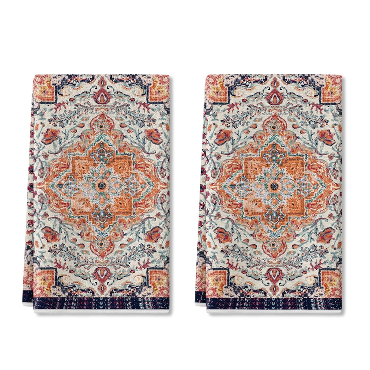 Sm:)e Bohemia Boho Kitchen Dish Towels 18x26 Inch Set of 2